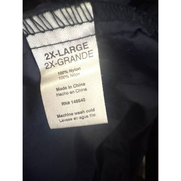 2X-Large Navy Windbreaker Jacket With Zip - Picture 3 of 7